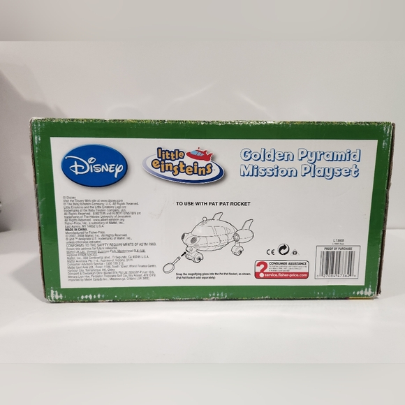 New Disney Little Einsteins Golden Pyramid Mission Playset Fisher Price Toy - Picture 7 of 7
